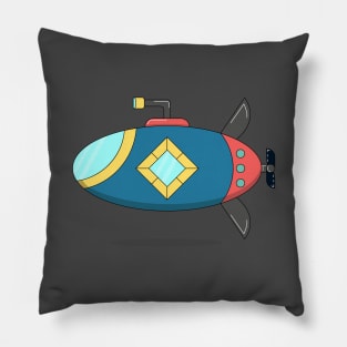 cute submarine Pillow