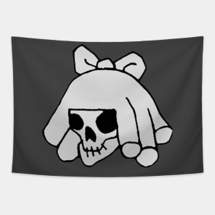 Doll Skull Tapestry