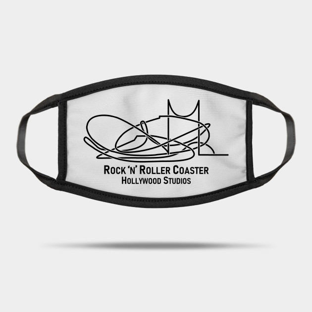 Rock N Roller Coaster 4 Roller Coaster Mask Teepublic