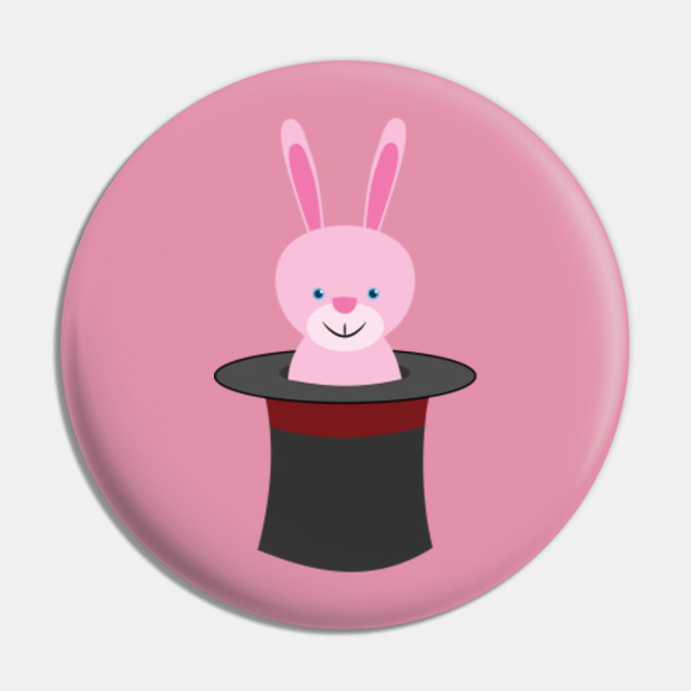 Rabbit In The Cylinder Pink Bunny