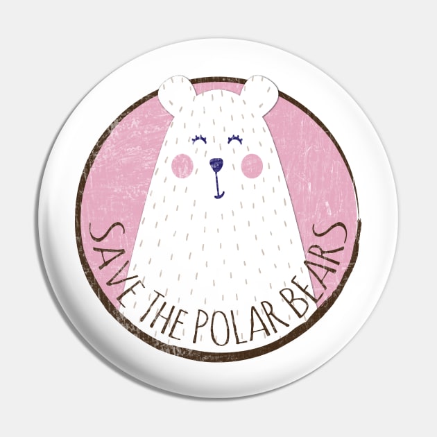 Save the Polar Bears Pin by StartTodayMedia