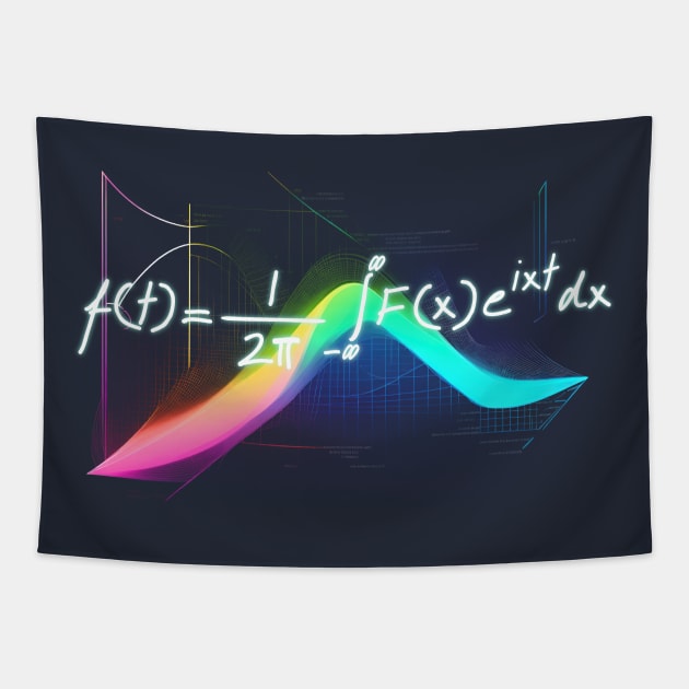 Fourier transform Tapestry by Javisolarte