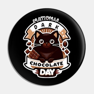 National Dark Chocolate Day Pin