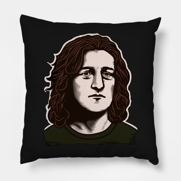 Bobby Sands - Irish Republican Pillow by RichieDuprey