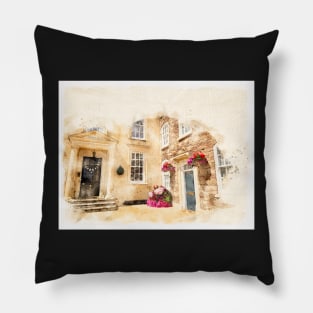 Chipping Sodbury - Watercolour Pillow