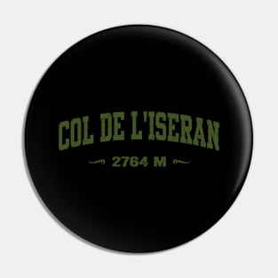 Col De L'Iseran Cycling Bike Souvenir Pin