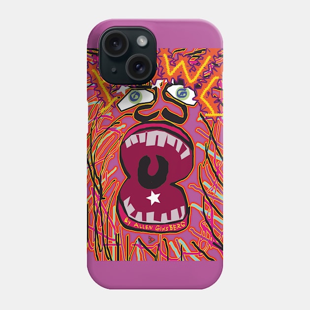 Uh-oh HOWL by Allen Ginsberg Phone Case by Exile Kings 