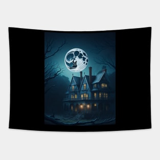 haunted house Tapestry