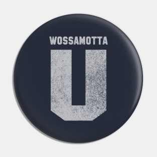 Wossamotta U (faded) Pin