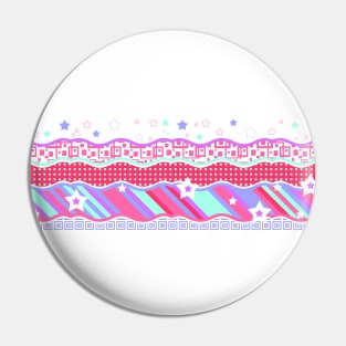 Girly Abstract Pattern Pin