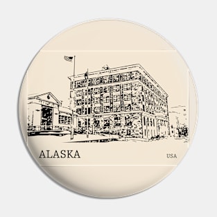 Alaska USA Pin