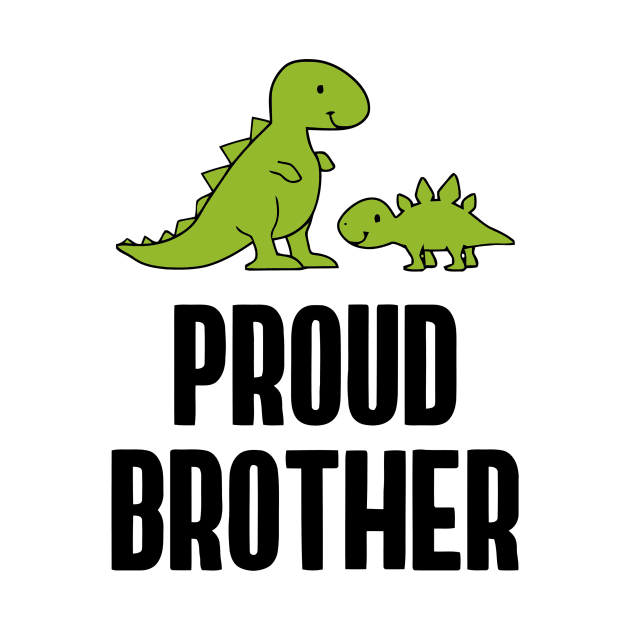 Proud Brother Dinosaurs Funny by Ramateeshop