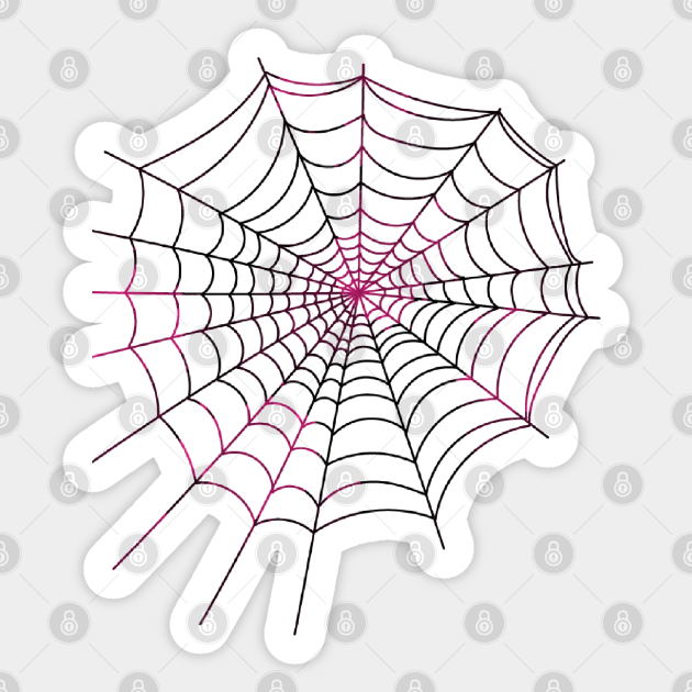 Pink Web, ghost spider - Ghost Spider - Sticker | TeePublic Pink Web, ghost spider - Ghost Spider - Sticker | TeePublic
