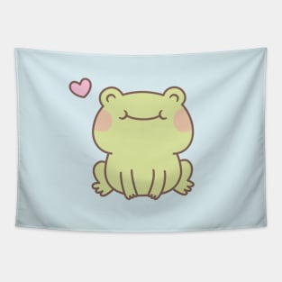 Cute Happy Little Frog Tapestry