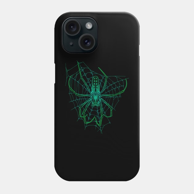 Spider-Web G Phone Case by Crude Casey