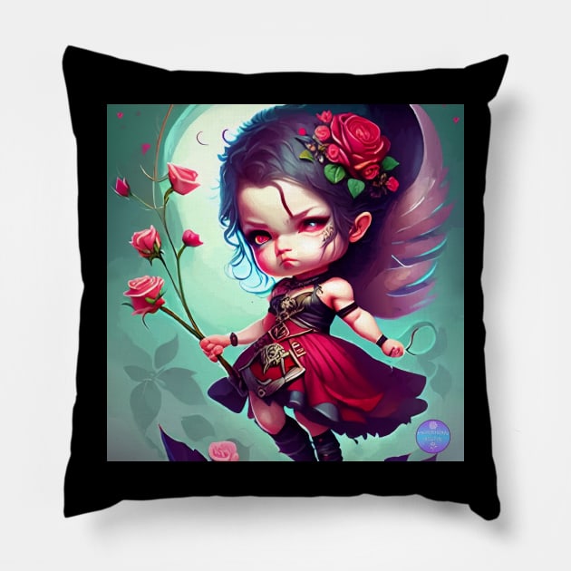 Heart Warriors (Marissa) Pillow by Morrigan Austin