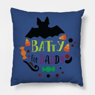 Halloween Batty for daddy Pillow