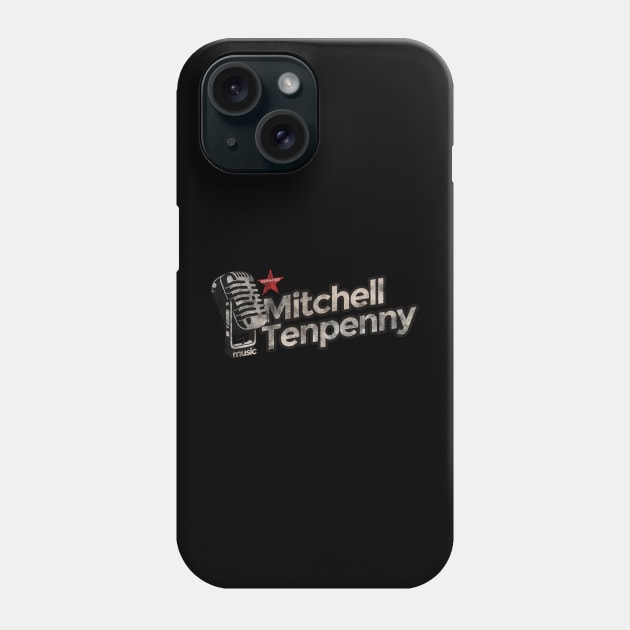 Mitchell Tenpenny - Vintage Microphone Phone Case by G-THE BOX