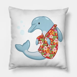 Dolphin Vacation Pillow