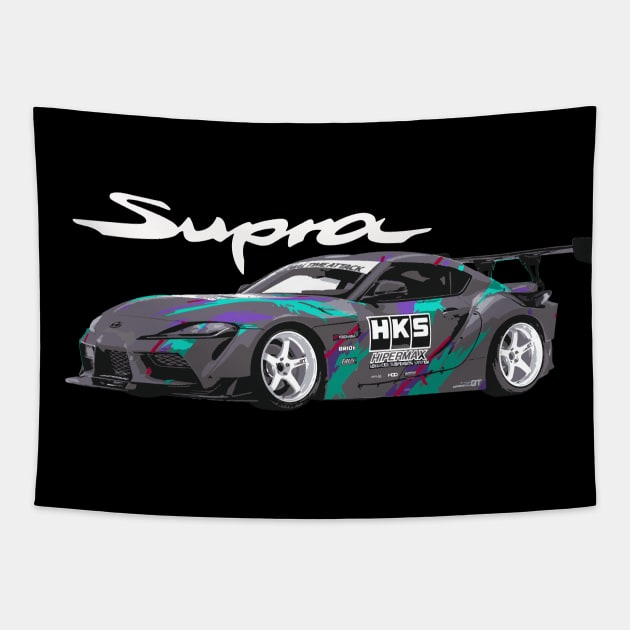 supra tuned by HKS Tapestry by cowtown_cowboy