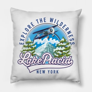 explore the wilderness,Lake Placid New York. Pillow