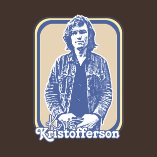 Kris Kristofferson / Retro Style Country Music Fan Gift T-Shirt