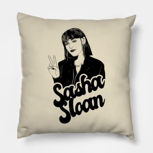 Sasha Sloan 80s style classic Pillow