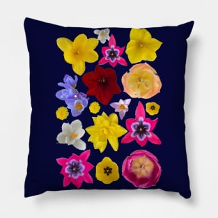 So Many Flowers in the Dark Pillow