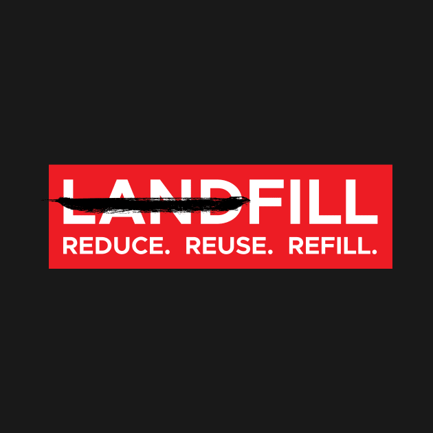 Refill not landfill by yanatibear