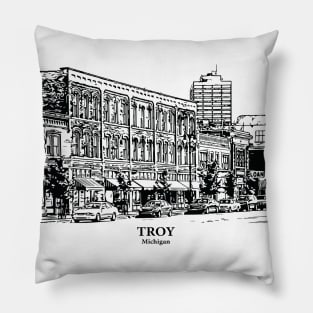 Troy - Michigan Pillow