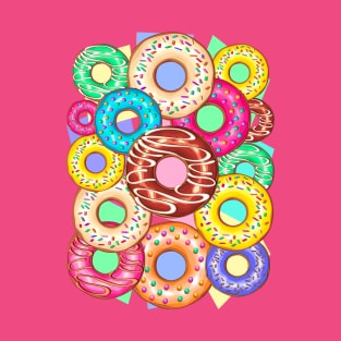 Donuts Punchy Pastel flavours T-Shirt