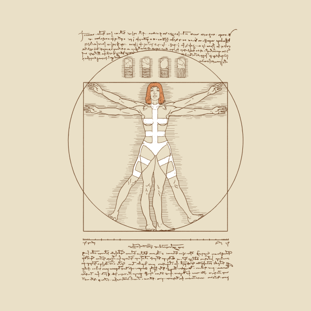 Vitruvian Leeloo by Andriu