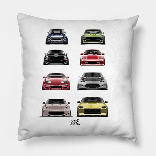 nissan fairladyz evolution Pillow by naquash