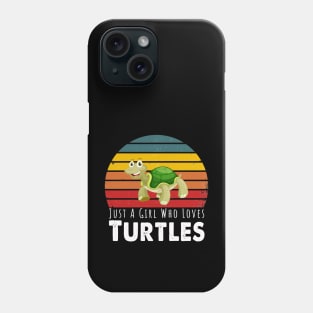 Just A Girl Who Loves Turtles Phone Case