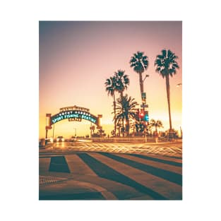 Santa Monica Promenade and Sign T-Shirt