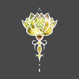 Succulent Queen Symbol (White) T-Shirt
