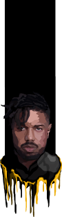 Killmonger - Dripping Gold Magnet