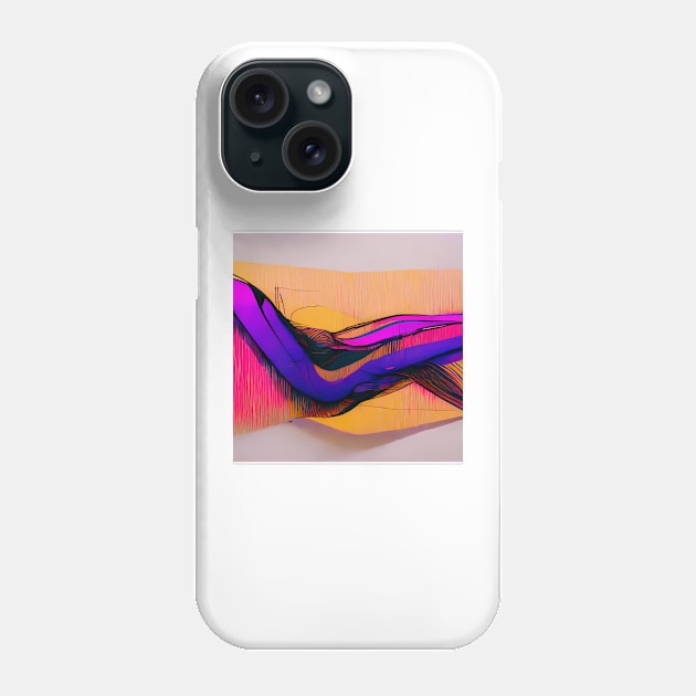 Minimal Abstract Lines #4 Phone Case by endage