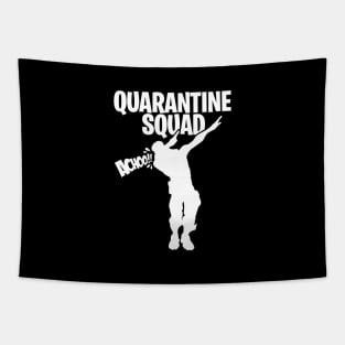 Quarantine squad dab dabbing gamer sneeze in elbow Tapestry