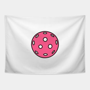 Pink Pickleball Tapestry