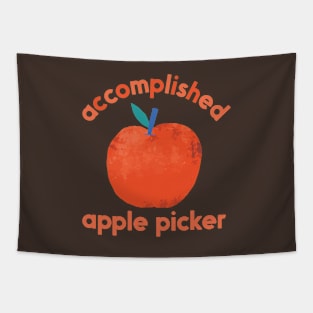 Accomplished Apple Picker Tapestry