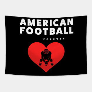 AMERICAN FOOTBALL LOVE Tapestry