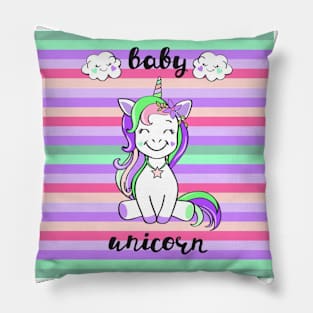 baby unicorn Pillow