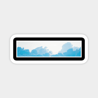 Blue Sky Clouds By Minimal DM Magnet