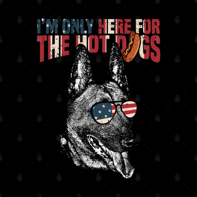 Belgian Malinois Shirt Funny 4th of July Pup Tee by Madfido