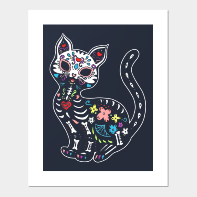 Sugar Skull Cat Day Of The Dead Costume Sugar Skull Cat Day Of