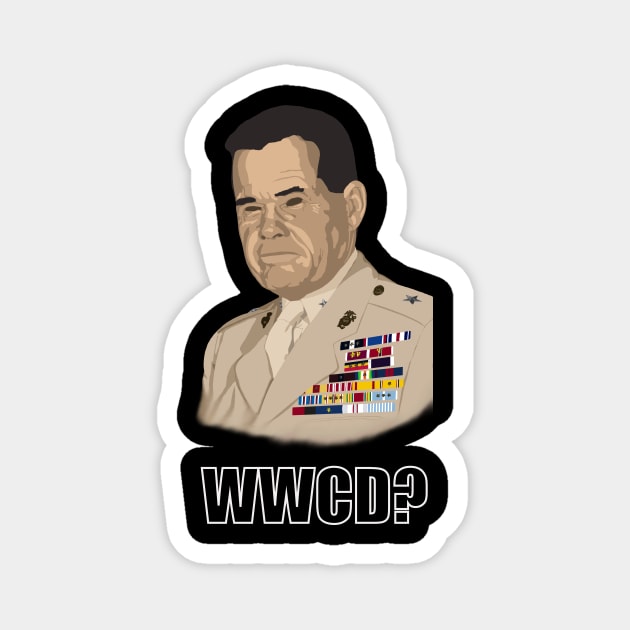 What would chesty do? Magnet by 752 Designs