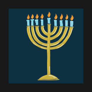 Menorah, Hanukkah, Chanukah T-Shirt