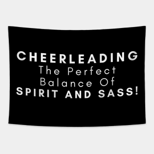 Cheerleading The Perfect Balance Of Spirit And Sass Tapestry