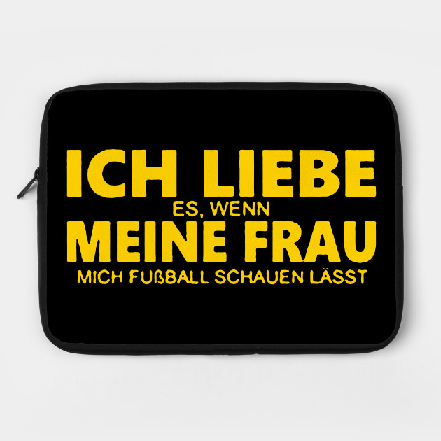 Lustiger Fussball Liebe Spruch Soccer Laptop Case Teepublic